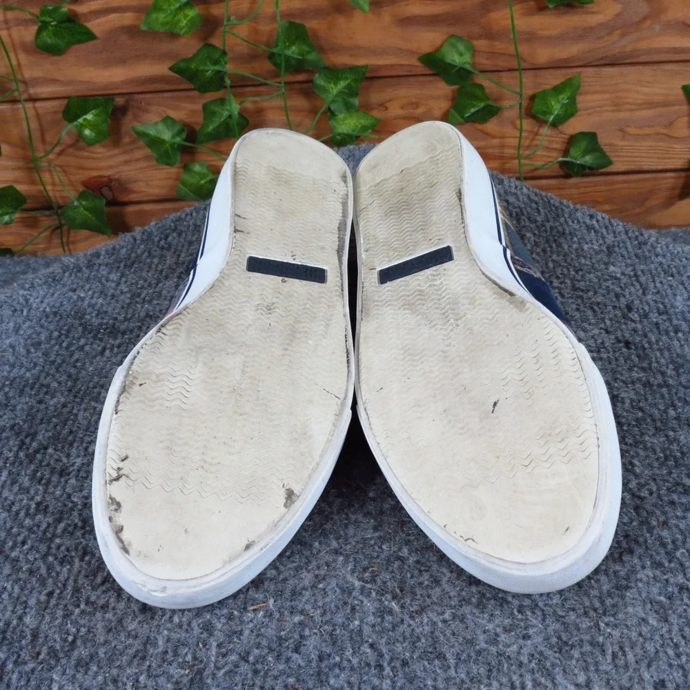 Cole Haan‎ Sporting Women Casual Sneaker 6.5 Daily Wear Blue Plaid Fabric
